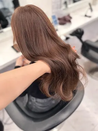 ロング 🤍透明感カラー/ 韓国レイヤー🤍のヘアスタイル