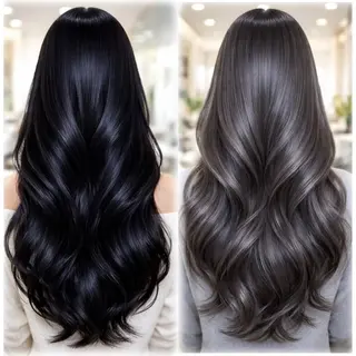 ロング 🖤韓国系🇰🇷カ ラーkokona🖤のヘアスタイル
