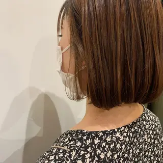 ショート 草野ゆずき⌇縮毛矯正 ⌇Wカラー⌇レイヤーのヘアスタイル