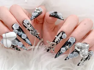 ネイル MoMoA Nail ネイル長さ出し専門店のネイルデザイン