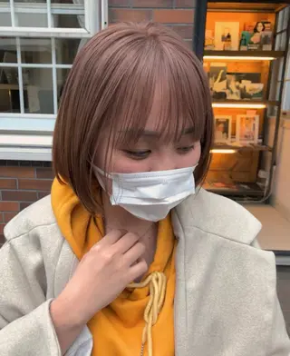 ミディアム カラー eri kinjoのヘアスタイル