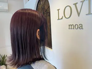 ミディアム Lovis moa 〘国分 かな〙のヘアスタイル
