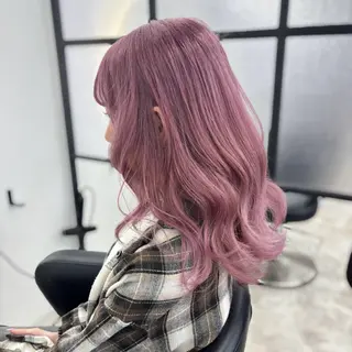 セミロング カラー Ren. 🦋デザインカラーのヘアスタイル