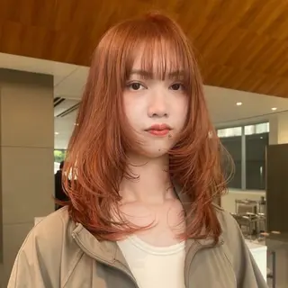 ロング カラー ☪️ブリーチ特化施術 /レイヤー🪽aiのヘアスタイル