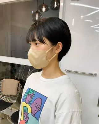 ショート サトウ リョウのヘアスタイル