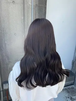 ロング カラー ヘアアレンジ 縮毛矯正/髪質改善/ ブリーチ毛/木元渓太のヘアスタイル