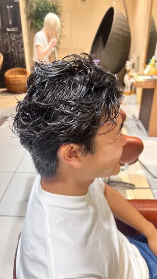 パーマ メンズ 新宿/メンズパーマ/ メンズ特化/和田瑞生のヘアスタイル