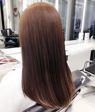 ロング パーマ 趙 英来のヘアスタイル