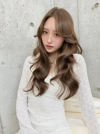 ロング ヘアアレンジ 🍂秋の透明感カラー 🧡縮毛矯正櫻井のヘアスタイル