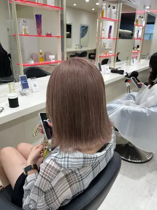 ミディアム カラー 💟RINNA 艶カラー💟のヘアスタイル