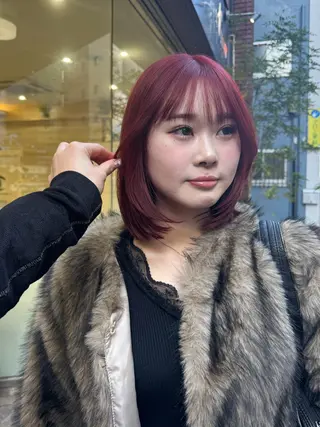 ミディアム カラー Seeknext // Rukaのヘアスタイル