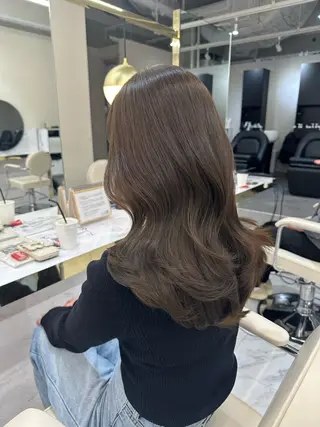 ロング レイヤーカット/髪質 改善/momo🎀のヘアスタイル