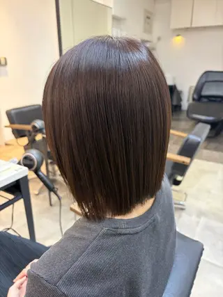 ミディアム カラー 🥀韓国ヘア🥀 宮津真菜のヘアスタイル