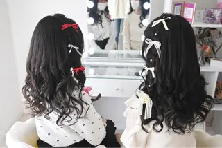 ヘアアレンジ 麻優 ヘアセットのヘアスタイル