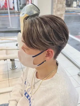 ショート カラー メンズ ツイスパ特化 石川 歳也のヘアスタイル