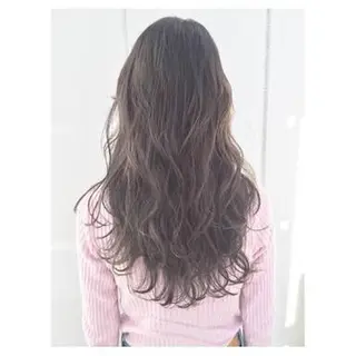 セミロング カラー 【公式】amble luxe池袋東口🩷のヘアスタイル
