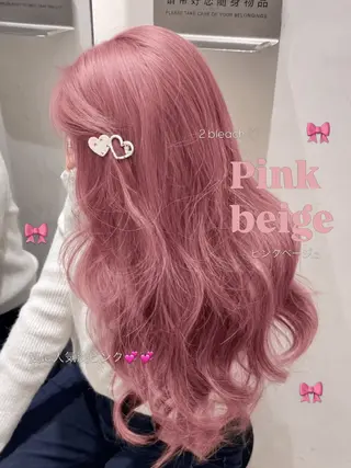ロング カラー ヘアアレンジ 透明感カラー🎀艶髪 Anju/渋谷🎀のヘアスタイル