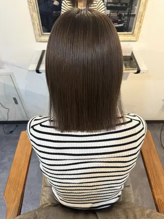 カラー Sherry/R 三川町　木村祐里奈のヘアスタイル