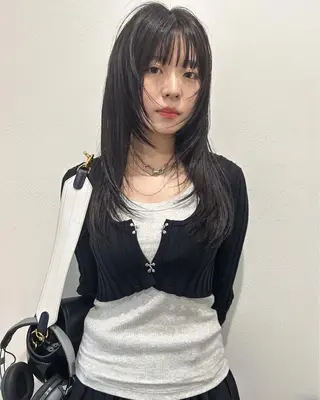 ロング カラー 村上雅人 ナチュラルモードのヘアスタイル