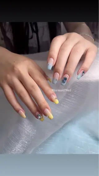 ネイル Mermaid Nail / りりかのネイルデザイン