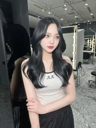 ロング ワンホン🎀韓国ヘア 💞渋谷/GAKUのヘアスタイル
