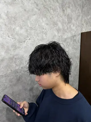 パーマ メンズ メンズパーマ特化 店長望月謙二郎のヘアスタイル
