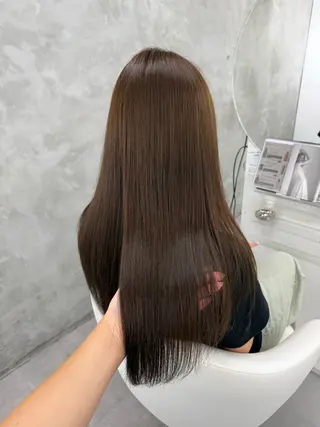 ロング カラー yuuna ✮ door whiteのヘアスタイル
