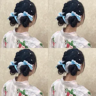 ミディアム ヘアアレンジ 🌷MAYU 🌷のヘアスタイル