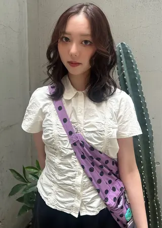ミディアム レイカ /ハイトーンのヘアスタイル