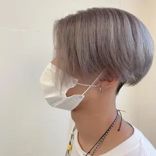 カラー メンズ 川上 紗也加のヘアスタイル