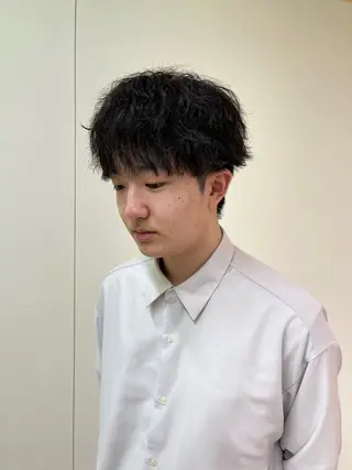 ショート パーマ メンズ 🧊メンズ特化🧊 高木航希のヘアスタイル