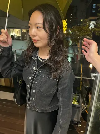 ミディアム パーマ sakoda shunkiのヘアスタイル