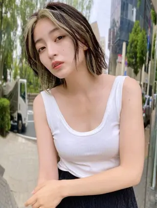 ショート カラー 似合わせカット Rinka🌻のヘアスタイル