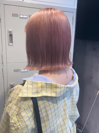 ミディアム カラー パーマ ヘアアレンジ メンズ キッズ ネイル マツエク・マツパ アイブロウ レイヤー/ダブル カラー/YURINAのヘアスタイル