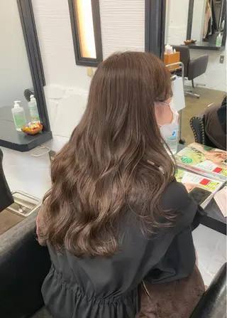 セミロング カラー 矢野 晃平のヘアスタイル