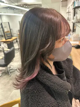セミロング カラー カラー専門美容師🤍 Manami🤍のヘアスタイル