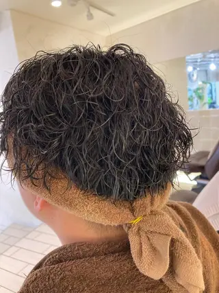 パーマ メンズ 可愛い顔周りカット お任せください✨中川のヘアスタイル