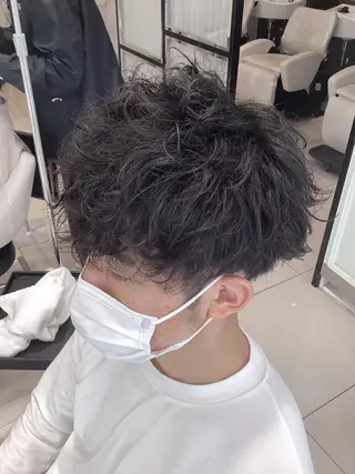 パーマ メンズ メンズ縮毛矯正 ♠️店長下平隼人のヘアスタイル