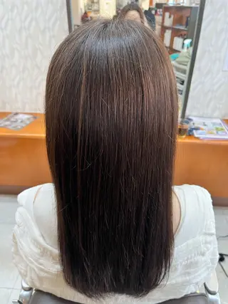 ロング カラー 髪質改善/ストレート /艶髪/熊谷はつなのヘアスタイル
