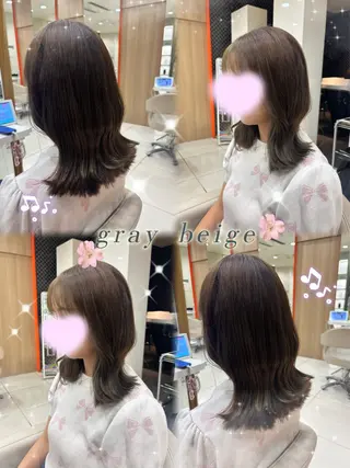 ミディアム 美髪縮毛矯正上大岡/ yuzu🌺☪️のヘアスタイル