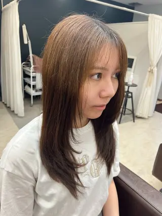 ロング 産休の為お休みです! 小島凜のヘアスタイル