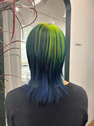 カラー メンズ ハードパーマ Rico💜のヘアスタイル