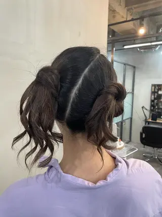 セミロング ヘアアレンジ ALLEN hair /まなのヘアスタイル