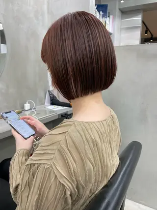 ショート カラー 華 /ショート/ボブのヘアスタイル