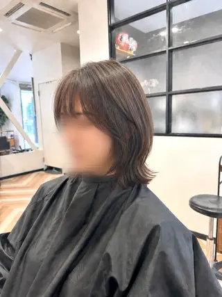 ミディアム ✨長岡市韓国レイヤー /髪質改善/山下竣介のヘアスタイル