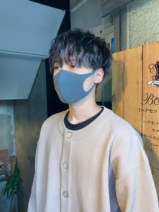 ヘアアレンジ メンズ カット スパのヘアスタイル