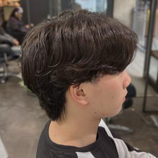 メンズ 透明感暖色カラー /レイヤー🍁ユイカのヘアスタイル