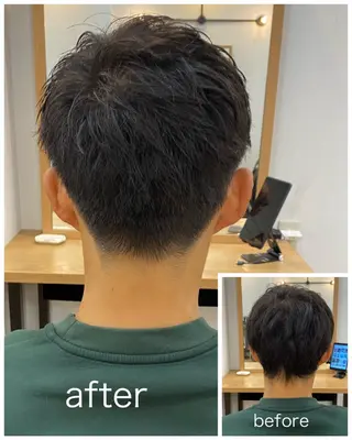 メンズ 熊崎 未来のヘアスタイル