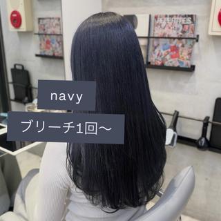 カラー サラ艶/韓国ヘア ︎🌟璃奈 (ﾘﾅ)のヘアスタイル