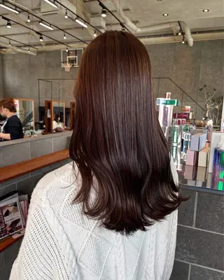 セミロング カラー 🌷柔らか質感 カラー🌷/ももかのヘアスタイル